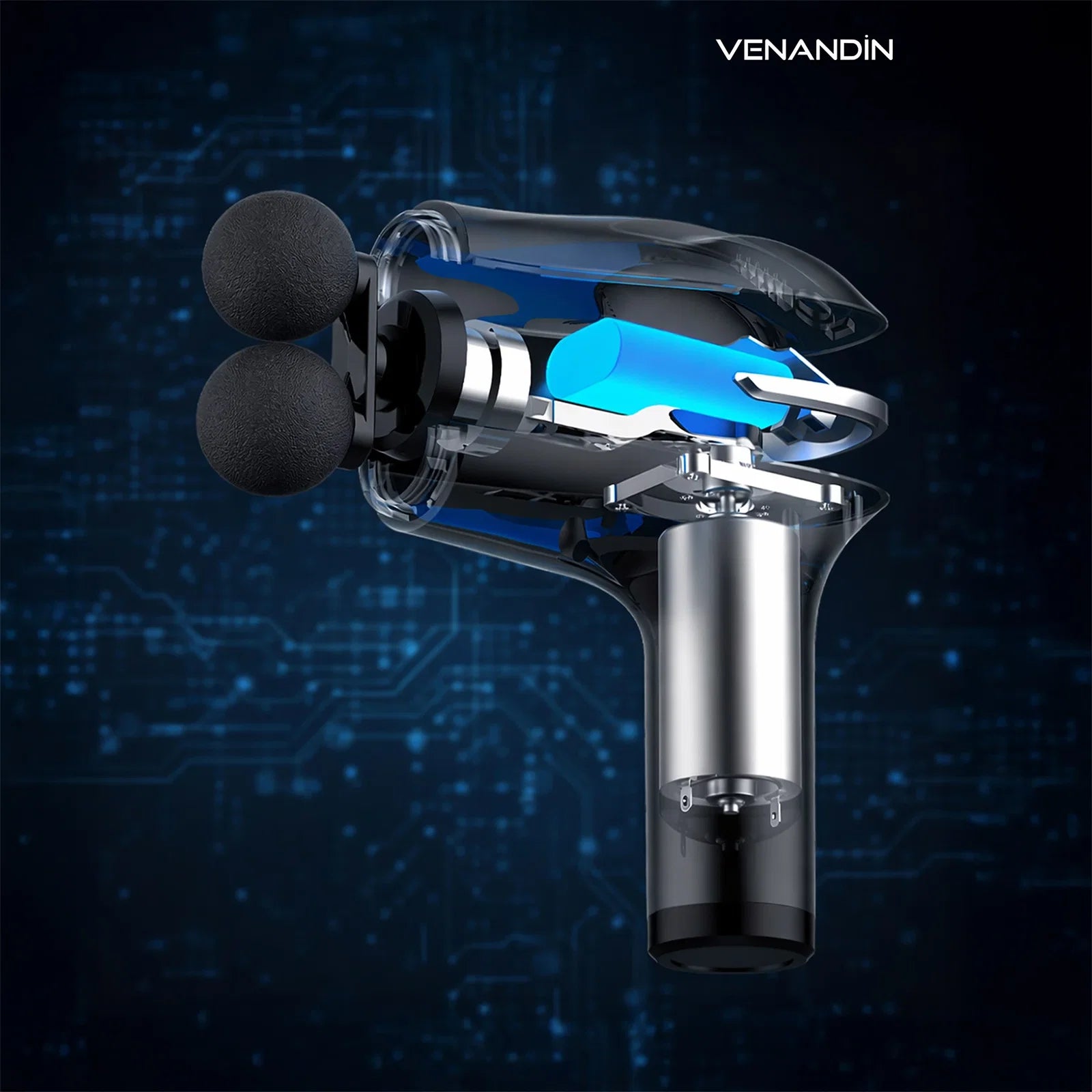 Venandin Power Flex Çift Başlı Masaj Aleti - Görsel 2