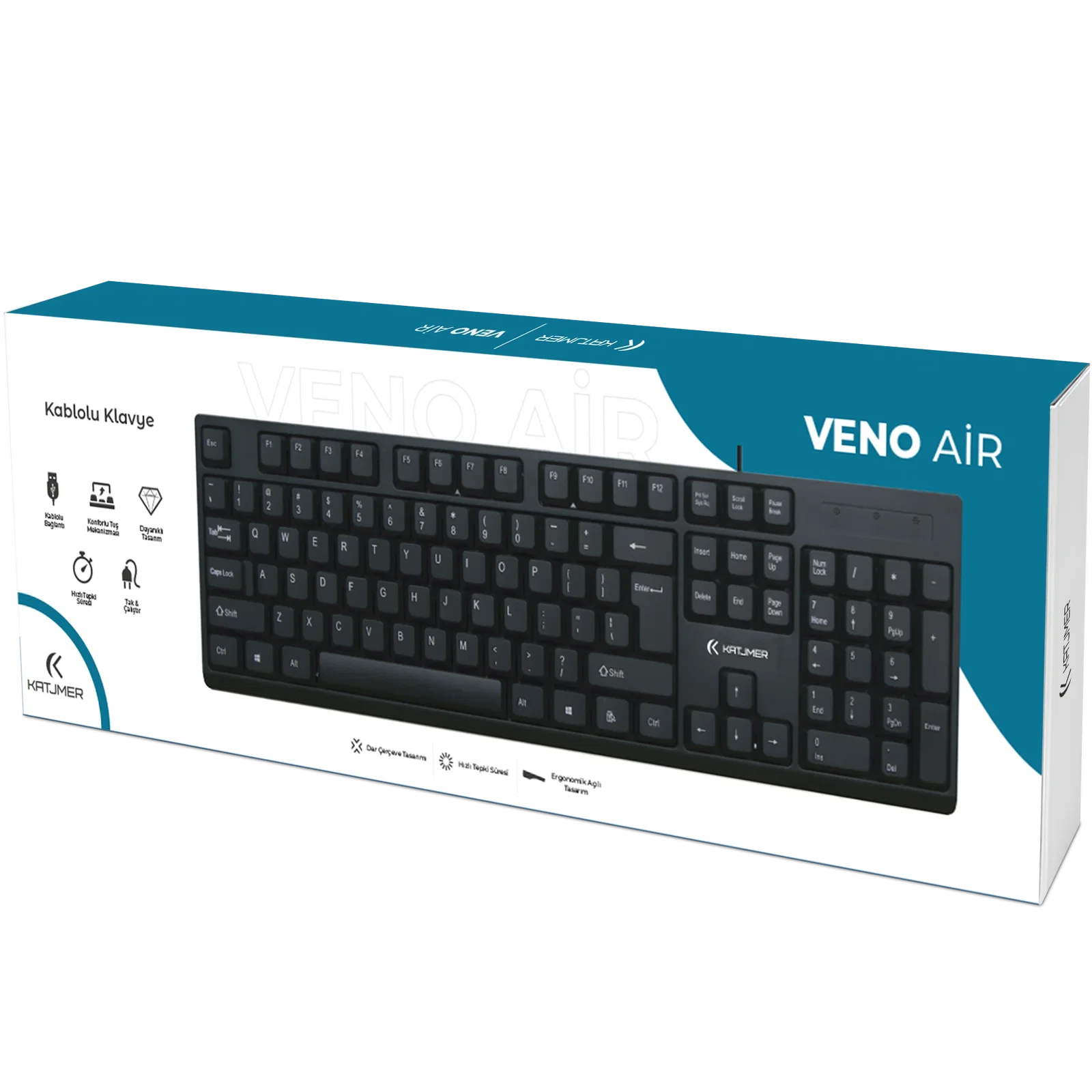 Katjmer Veno Air Klavye - Görsel 3