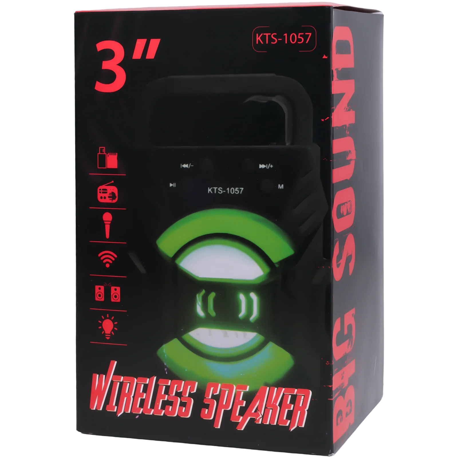 Katjmer KTS-1057 Işıklı Bluetooth Hoparlör - Görsel 3
