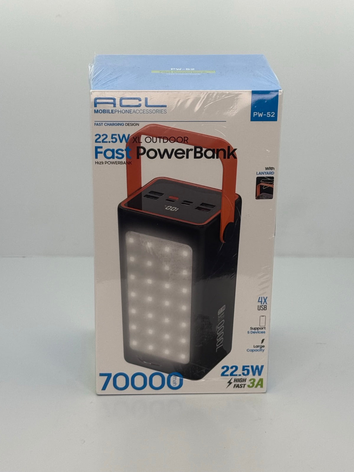 ACL PW-52 70.000 mAh 22,5W Outdoor Powerbank