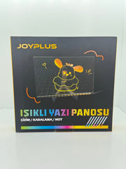 Joyplus 20×20 cm LED Neon Işıklı Şeffaf Yazı Panosu Seti