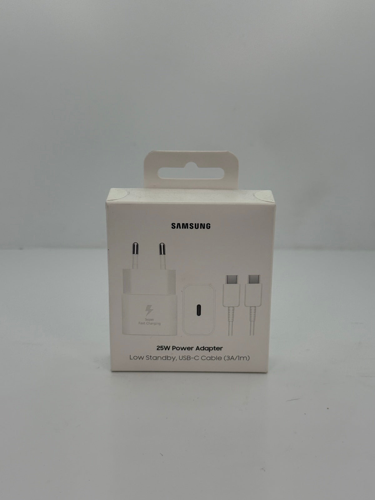 Samsung 25W Power Adapter + USB-C Cable (3A/1m)