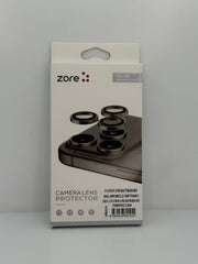 Zore CL-12 iPhone 16 Pro / Pro Max Premium Safir Kamera Lens Koruyucu - Titanyum Gri