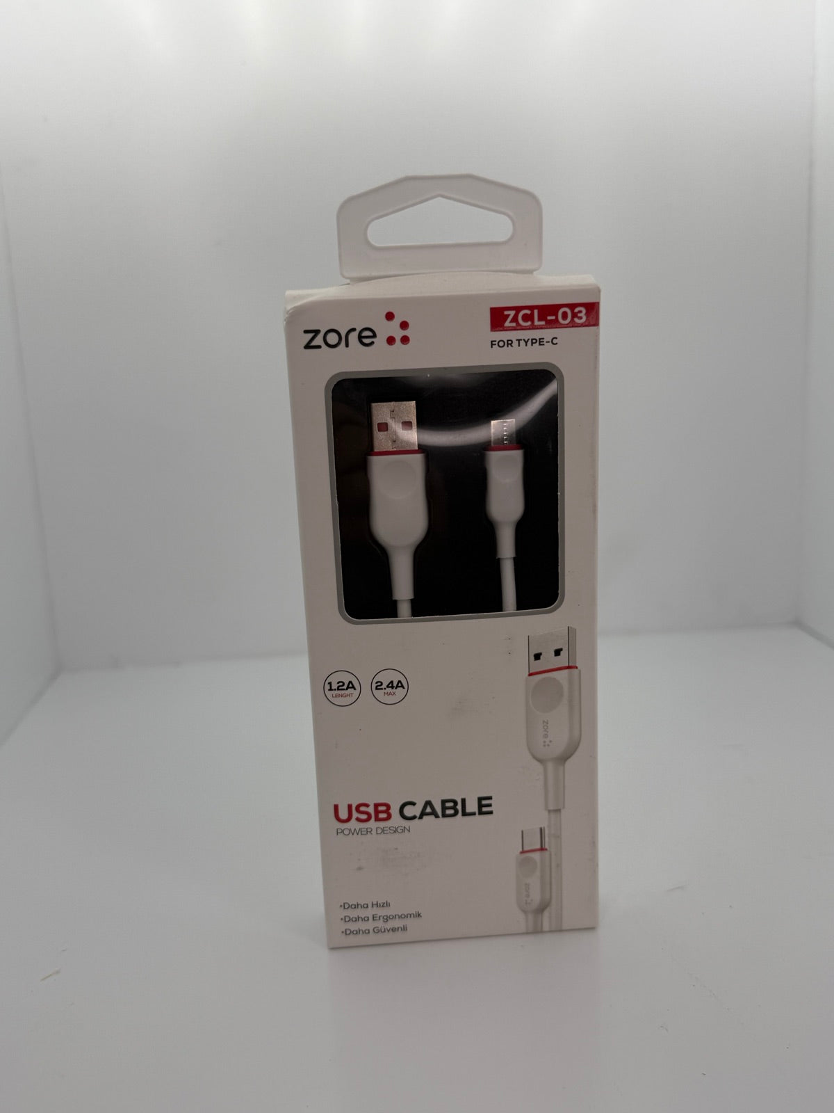 Zore ZCL-03 Type-C USB Kablo