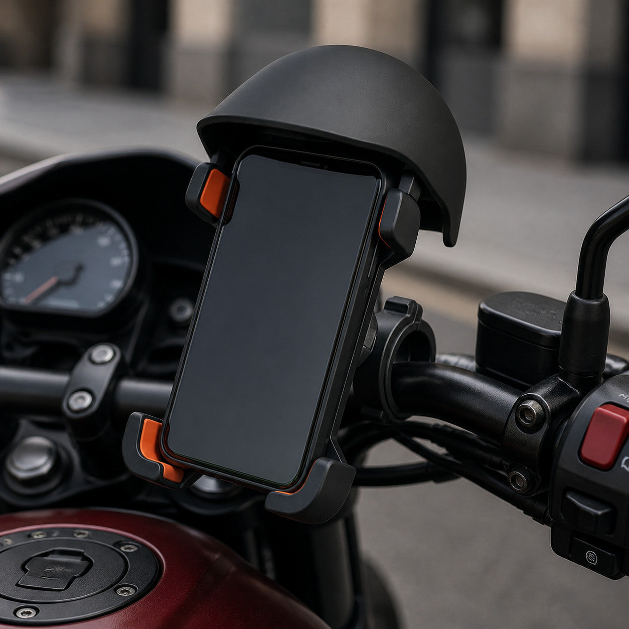 Katjmer NVR-4075 Motosiklet Telefon Tutucu - Lifestyle kullanım görseli