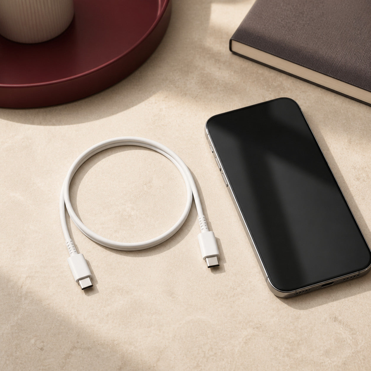 Samsung USB-C - USB-C Kablo 1 m - Lifestyle kullanım görseli