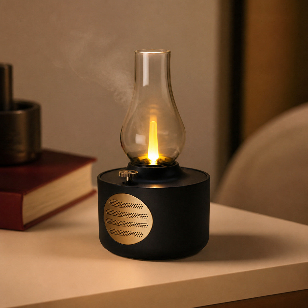 Venandin FlameOne Bluetooth Gaz Lambası Görünümlü Hoparlör / Nemlendirici - Lifestyle kullanım görseli