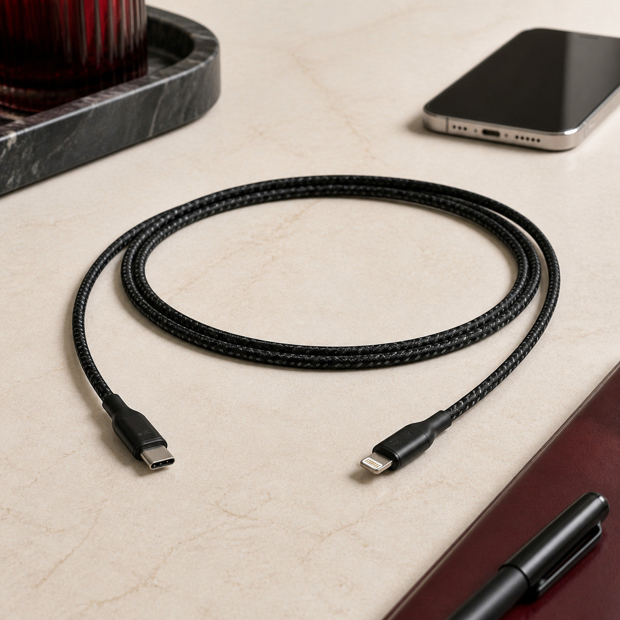 Zore Shira Type-C to Lightning PD Kablo 2 m - Lifestyle kullanım görseli