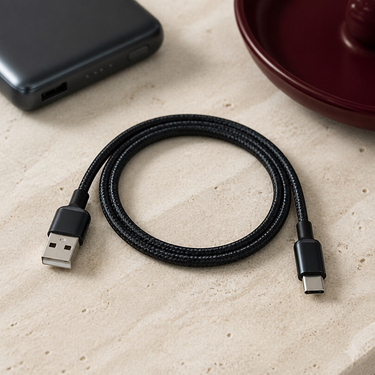 Zore Shira Type-C USB Kablo 1 m 40W - Lifestyle kullanım görseli